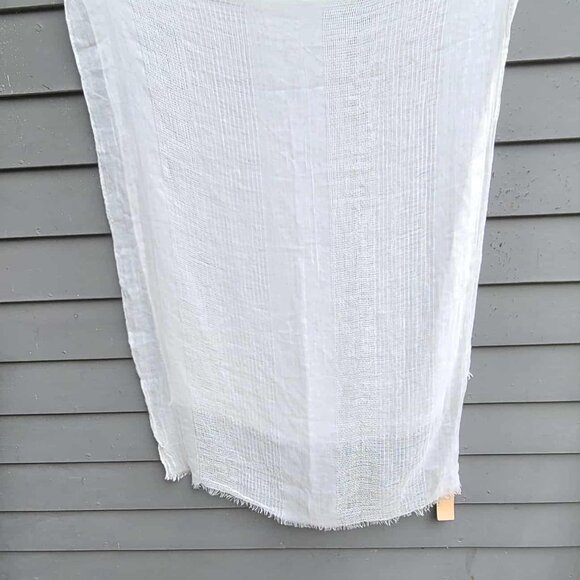 Michael Stars White Scarf NWT!  NEW! - Picture 11 of 14